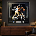 Stephen Curry Giannis Antetokounmpo Dual Signed 16x20 Framed Photo JSA USA SM