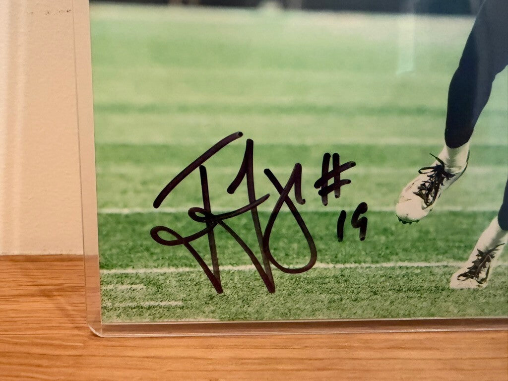 Ted Ginn Jr Signed 8x10 Photo New Orleans Saints #19 Autograph JSA Witnessed