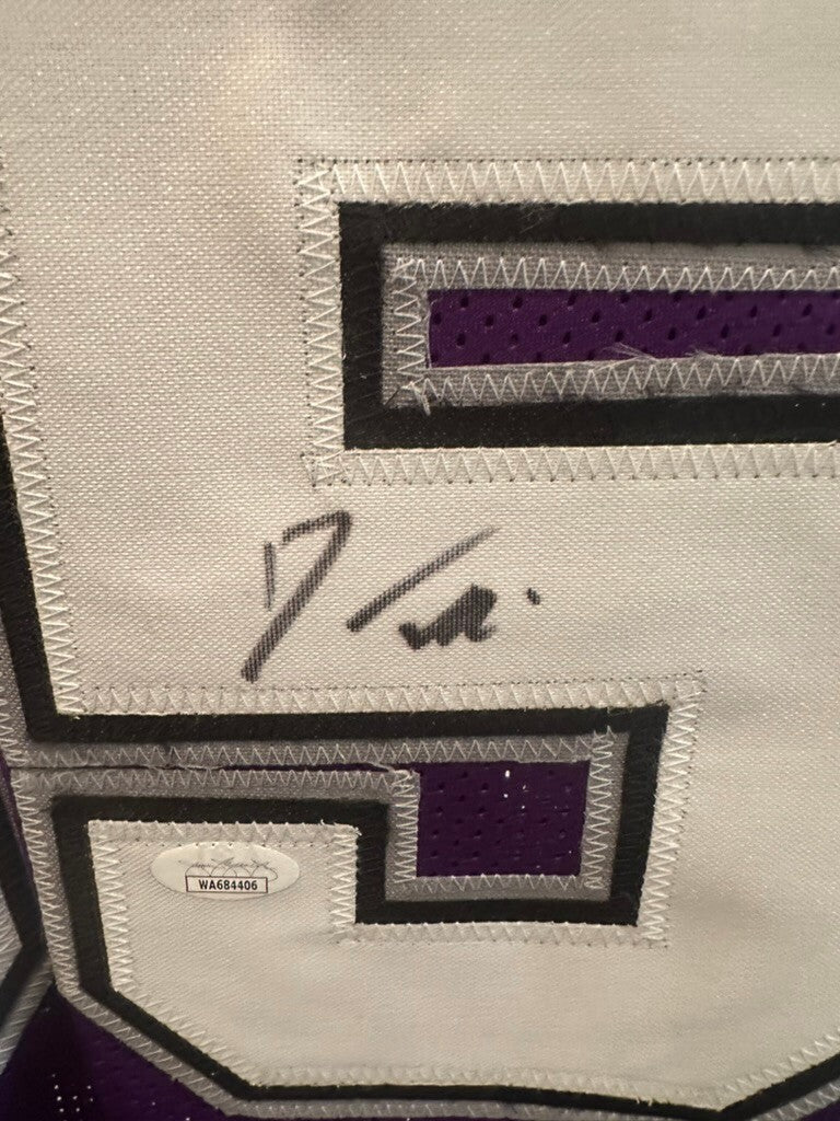 Jason Williams Signed Sacramento Kings Custom Purple Jersey #55 JSA COA