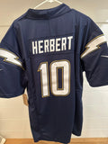 Justin Herbert #10 Los Angeles Chargers Nike Dri-FIT Limited Jersey Navy Size L