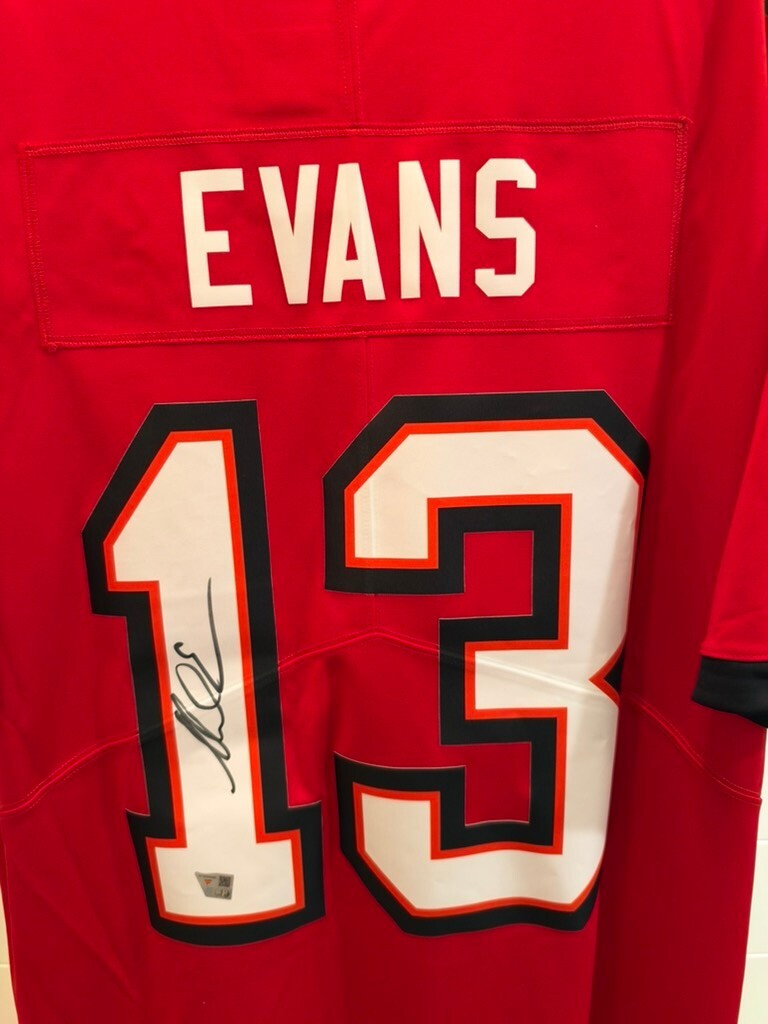 Mike Evans Signed Buccaneers Nike Vapor FUSE Limited Red Jersey XXL Fanatics