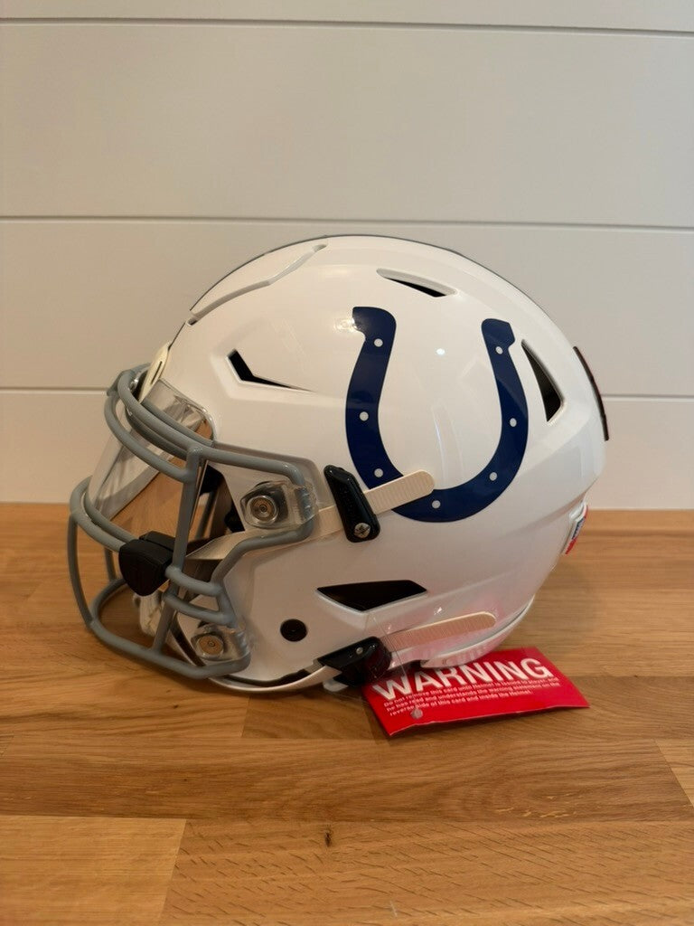 Edgerrin James signed Indianapolis Colts Riddell Speed-flex Helmet COA