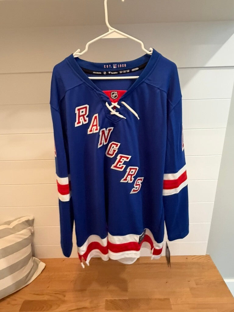 Artemi Panarin Rangers Fanatics Breakaway Jersey Women's 2XL Blue #10 NWT