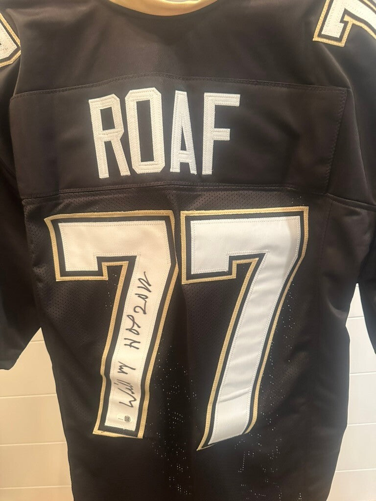 Willie Roaf Signed #77 HOF 2012 JSA