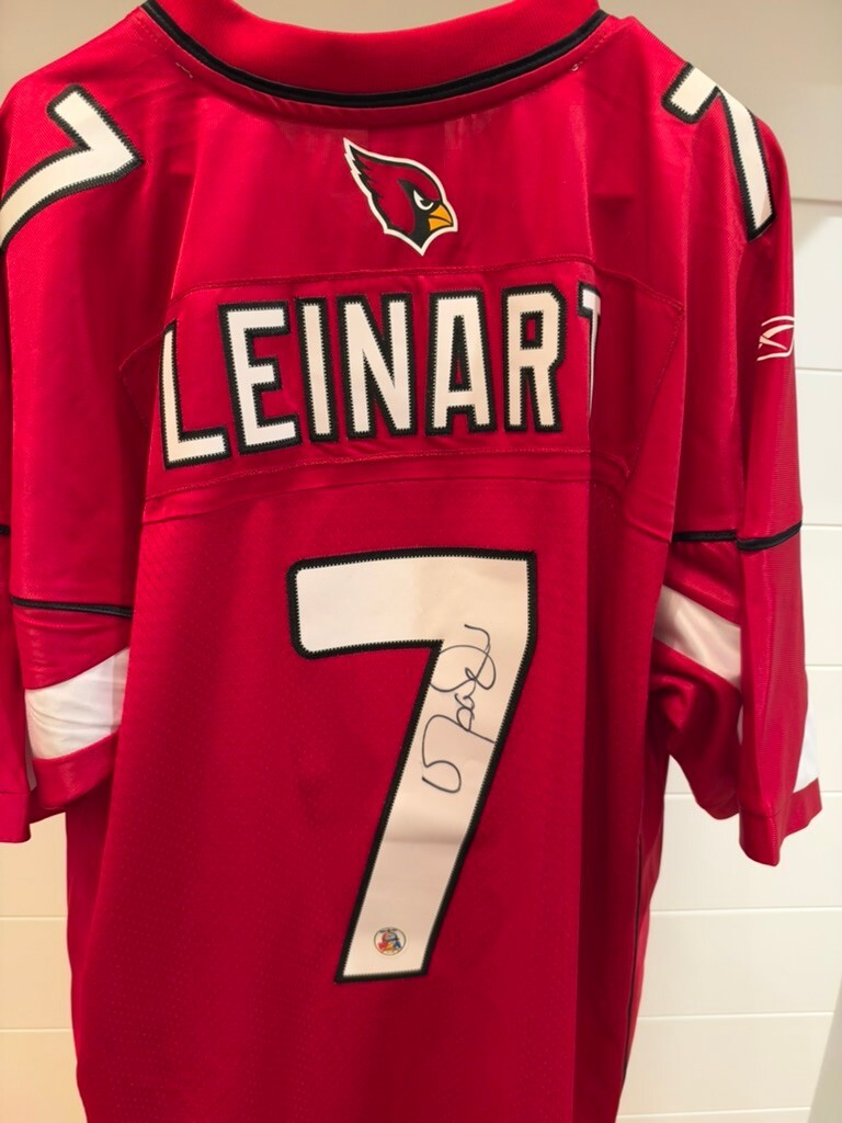 Matt Leinart Signed Arizona Cardinals Reebok XL Red #7 Jersey WSA COA