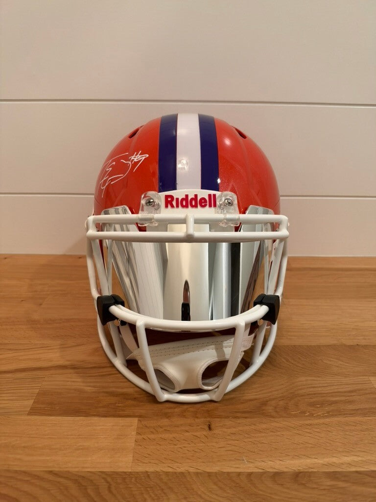 Travis Etienne Signed Clemson Full Size Authentic Speed Helmet Beckett BAS Visor