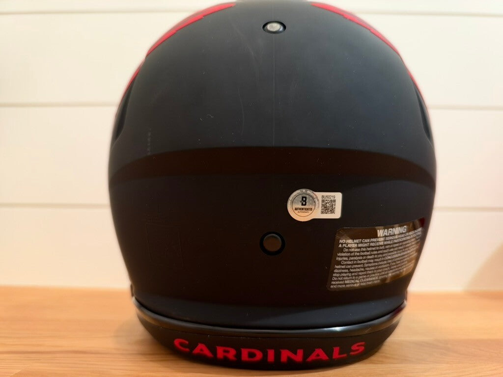 DeAndre Hopkins Signed Cardinals Eclipse Authentic Full Size Helmet Beckett