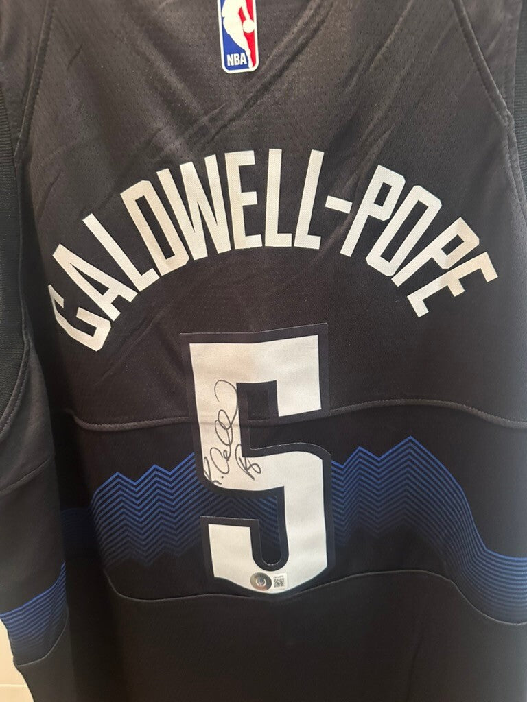 Kentavious Caldwell-Pope Signed Denver Nuggets Nike City Jersey Beckett