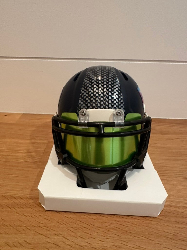 Elijah Arroyo Signed Seahawks Super Bowl LX Mini Helmet JSA Custom Visor