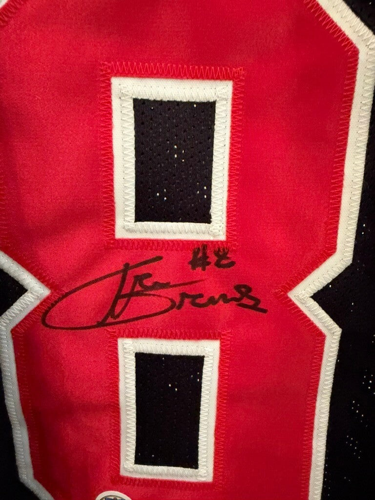Trevon Grimes Signed Ohio State Buckeyes #8 Black Custom Jersey JSA COA