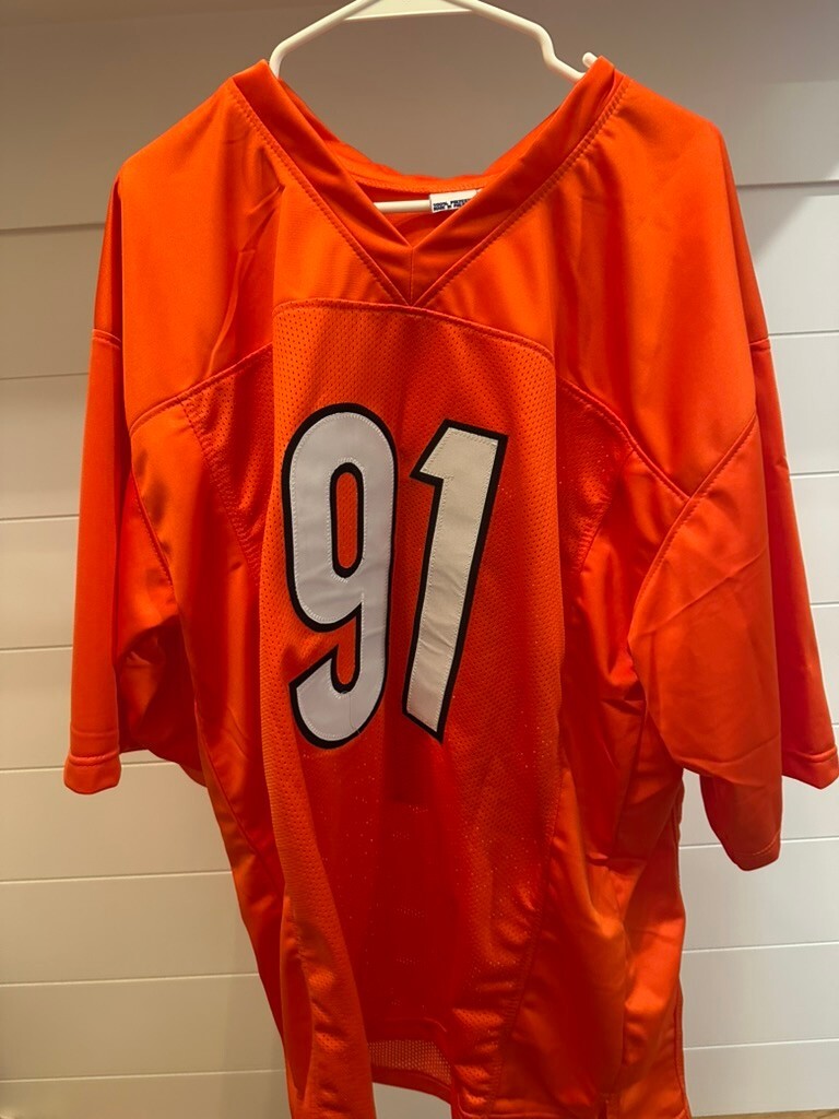 Trey Hendrickson Signed Bengals Orange Custom Jersey #91 Beckett