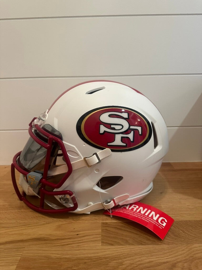 Deebo Samuel Signed 49ers Lunar Authentic Full Size Speed Helmet Fanatics