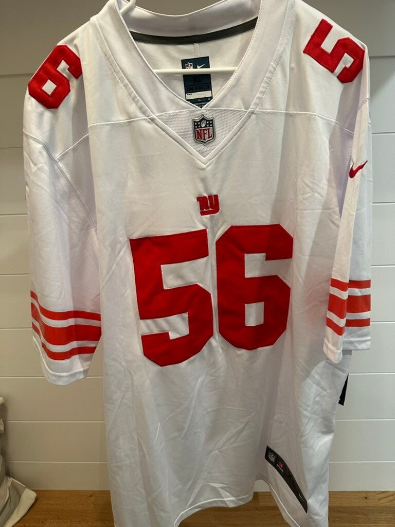 Lawrence Taylor Signed New York Giants Nike Replica On-Field Jersey Beckett COA