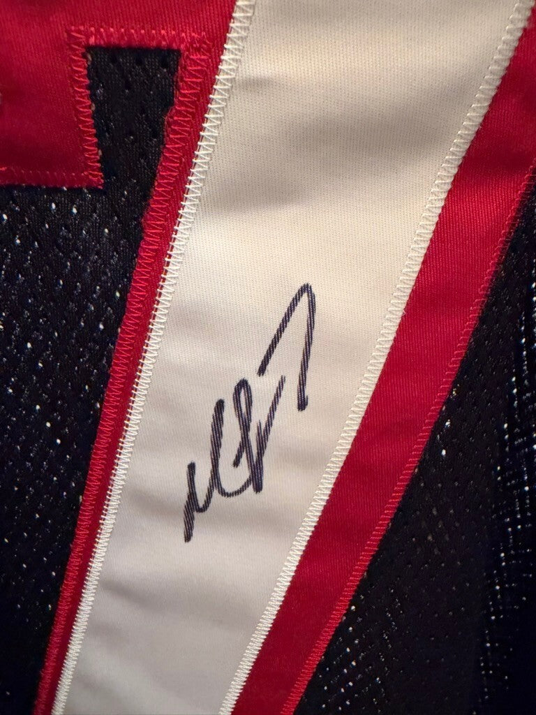 Michael Vick Signed Atlanta Falcons Reebok Jersey Black Size 50 JSA COA
