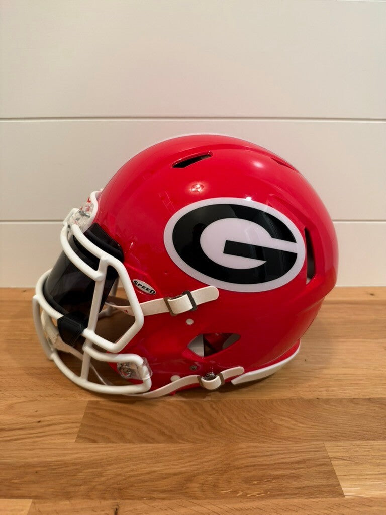 Carson Beck Signed Georgia Bulldogs Full Size Authentic Helmet BAS Witnessed