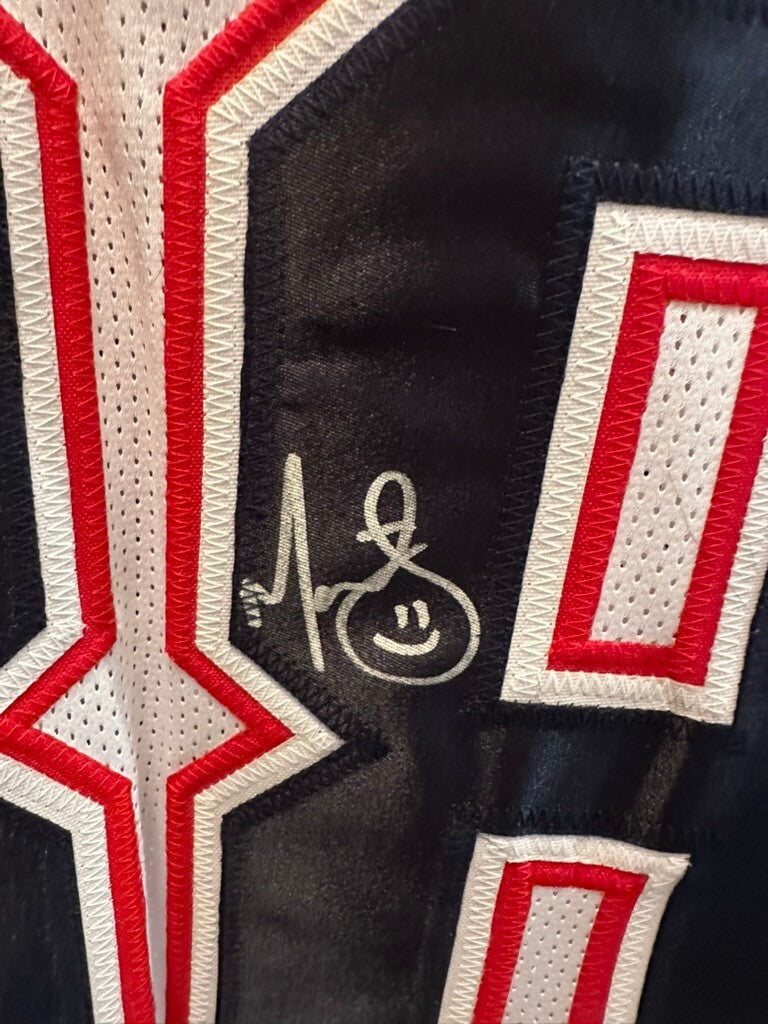 Martellus Bennett Signed Patriots White Custom Jersey #88 JSA COA