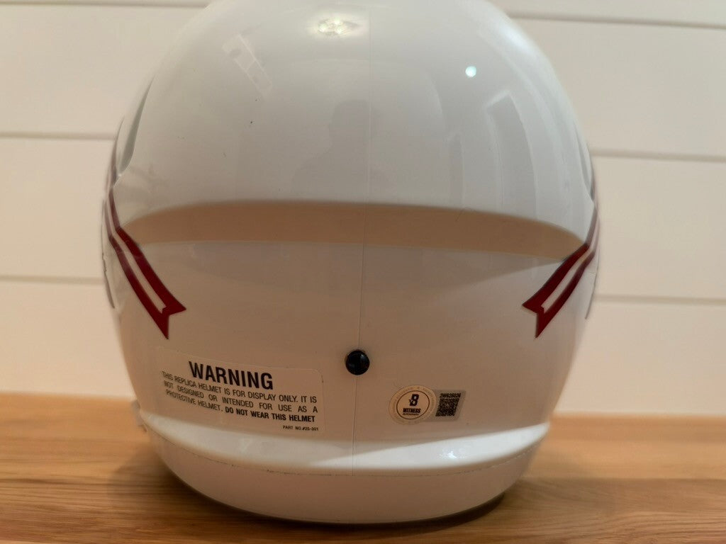 Josh Sweat Signed FSU Full Size Speed Replica Helmet Beckett BAS Red Visor