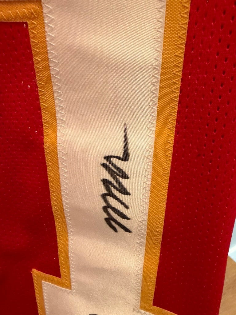 Marquez Valdes-Scantling Signed Chiefs Red #11 Custom Jersey Beckett BAS