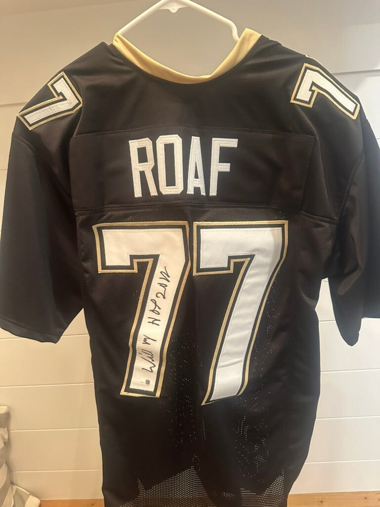 Willie Roaf Signed #77 HOF 2012 JSA
