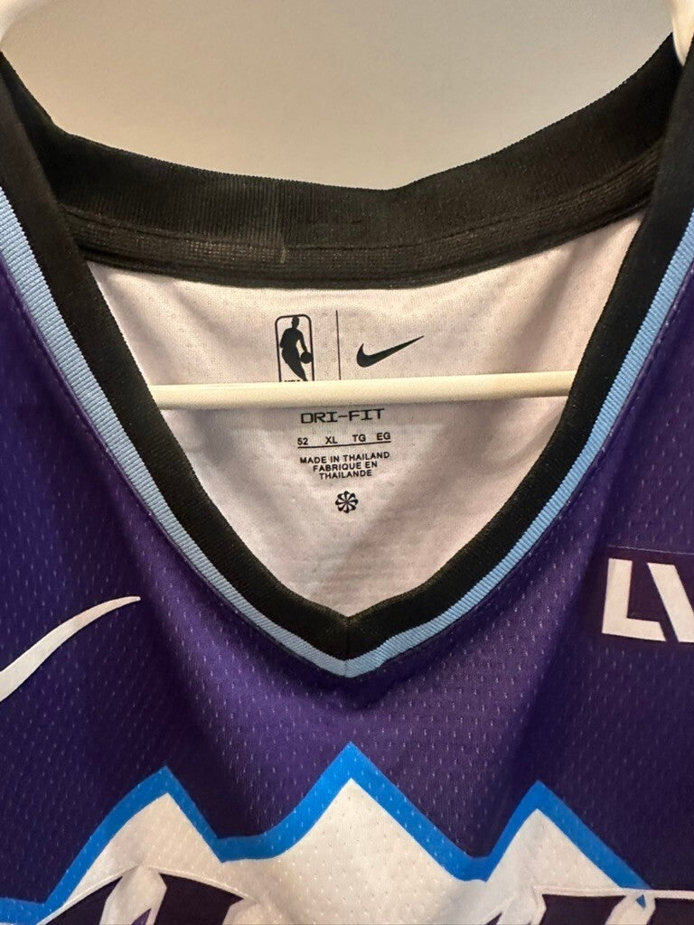 Walker Kessler Signed Utah Jazz Nike Swingman City Edition Jersey XL JSA