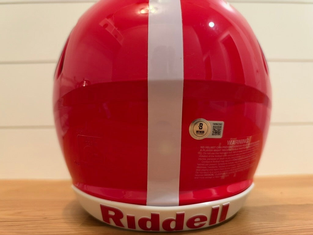 Carson Beck Signed Georgia Bulldogs Full Size Authentic Helmet BAS Witnessed