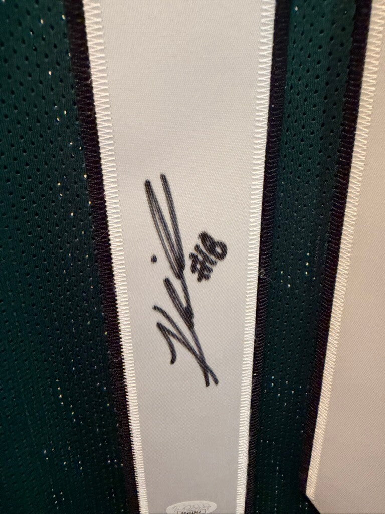 Kenyon Sadiq Signed New York Jets Green #16 Custom Jersey JSA Signature Debut