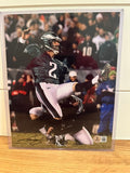 David Akers Signed Philadelphia Eagles 8x10 Photo #2 Beckett BAS COA