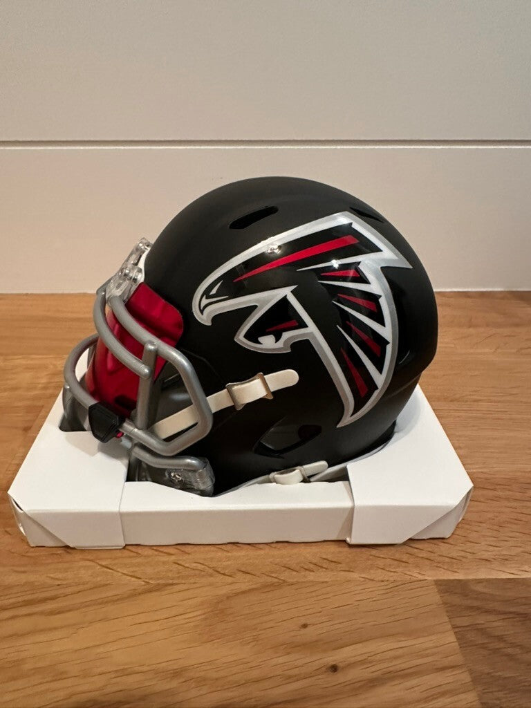 Michael Penix Jr Signed Falcons Speed Mini Helmet #9 Fanatics Authentic
