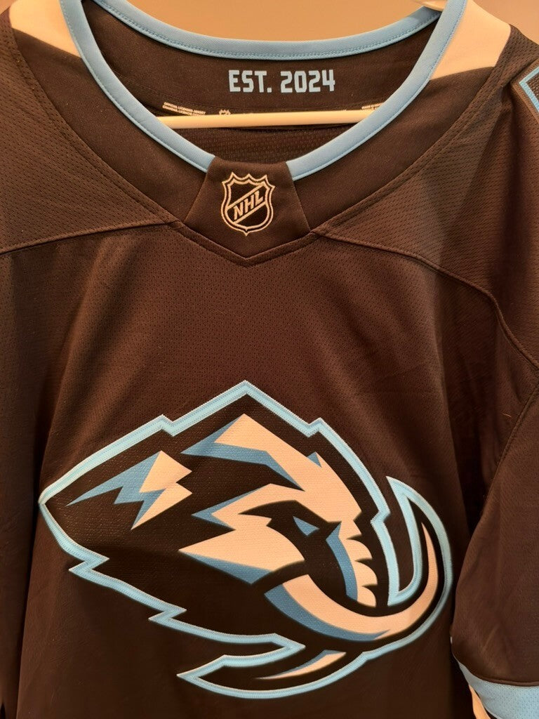 Brandon Tanev Utah Mammoth #13 Fanatics Breakaway Jersey Black Men's XL