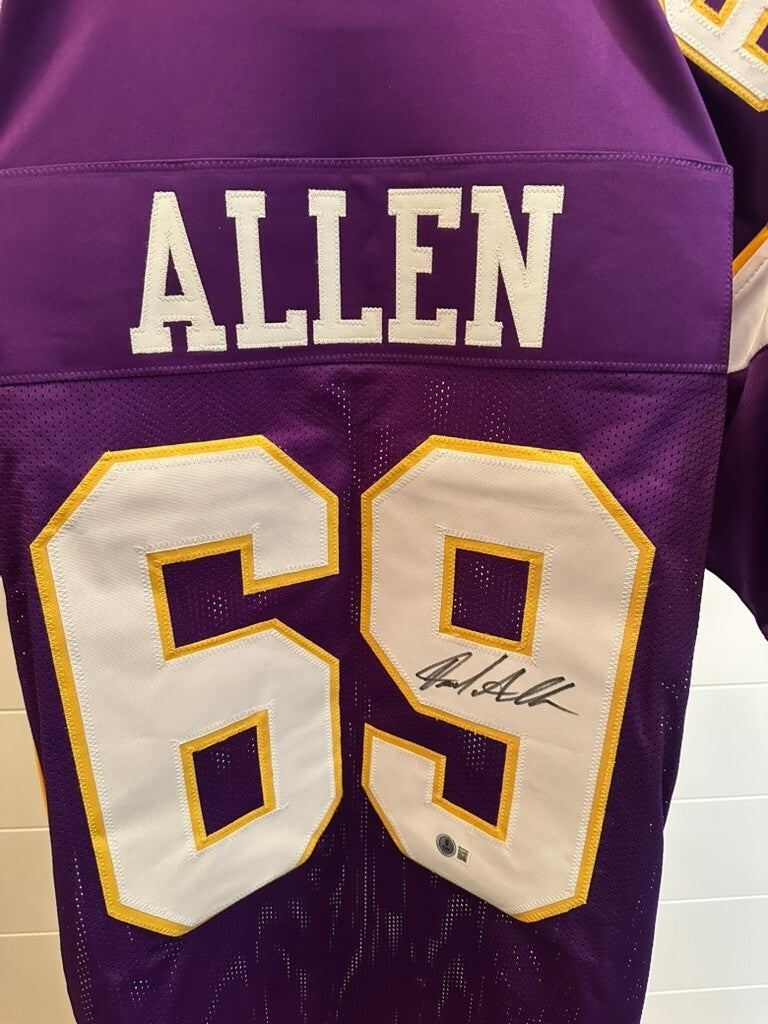 Jared Allen Signed Minnesota Vikings #69 Jersey HOF 2025 BAS Witnessed