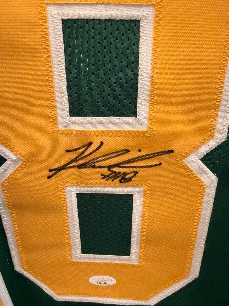 Kenyon Sadiq Signed Oregon Ducks #18 Green Custom Jersey XL JSA COA