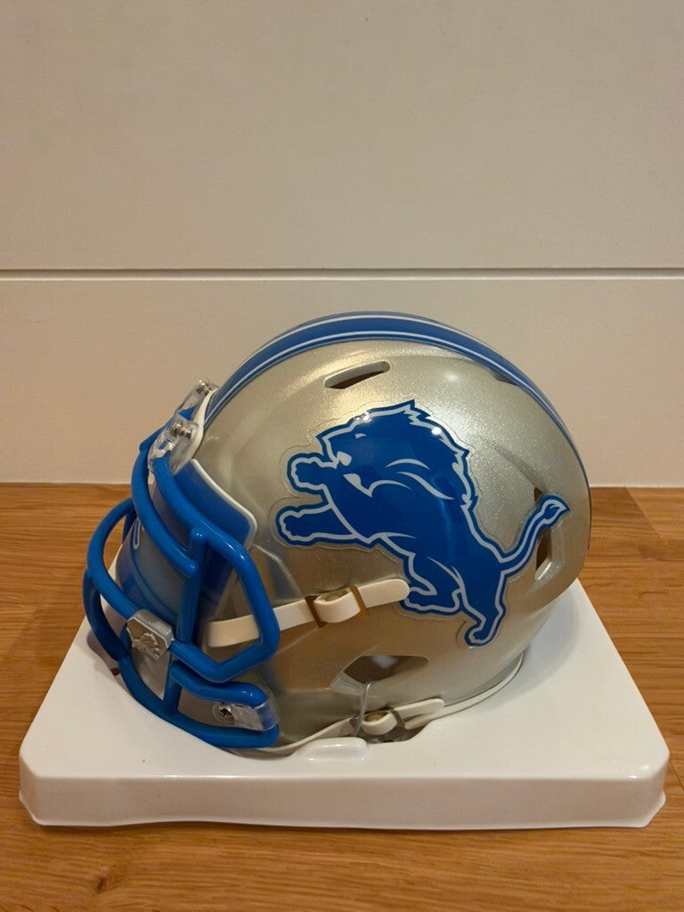 Ndamukong Suh Signed Detroit Lions Speed Mini Helmet Beckett Custom Visor
