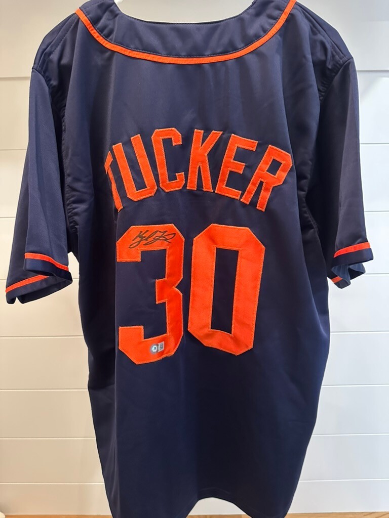 Kyle Tucker #30 Signed Houston Astros Jersey Beckett BAS COA