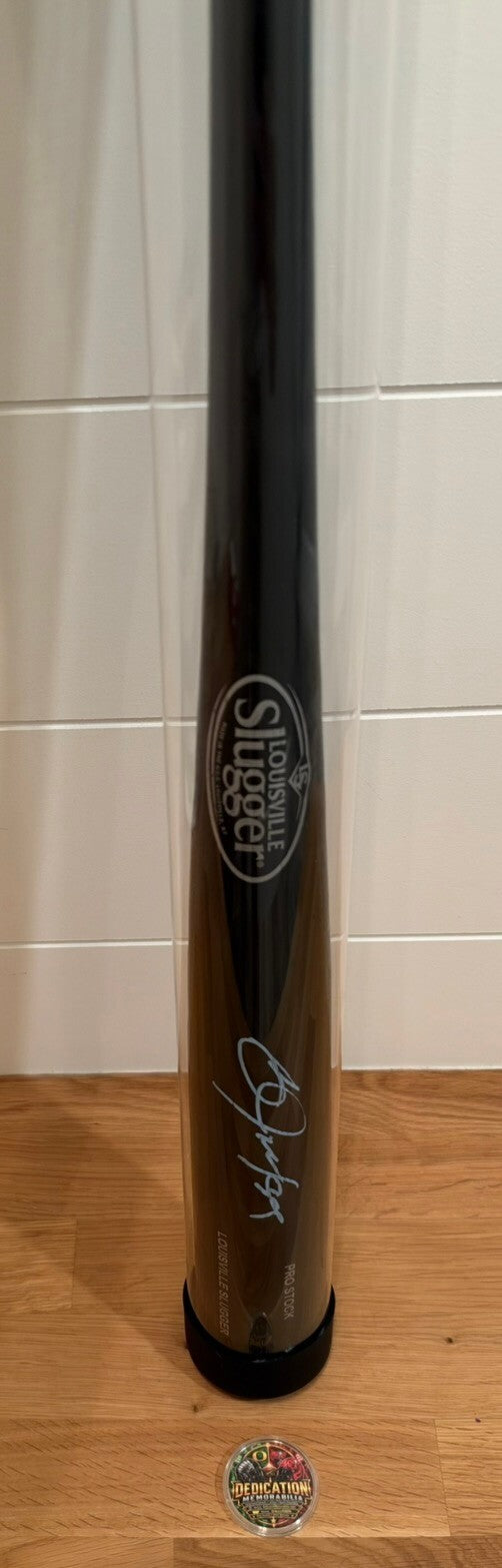 Bo Jackson Signed Louisville Slugger Black Pro Stock Bat JSA Witnessed With Case