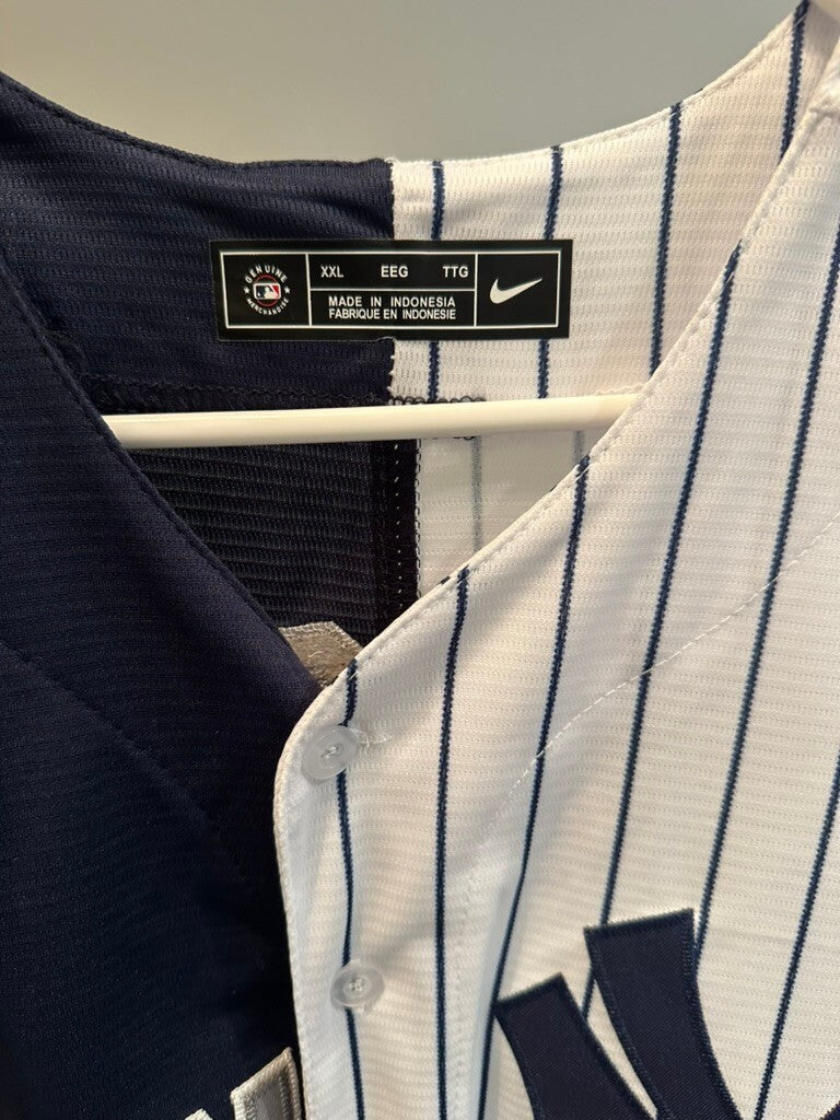 Nike New York Yankees Aaron Judge #99 Split Design Baseball Jersey XXL