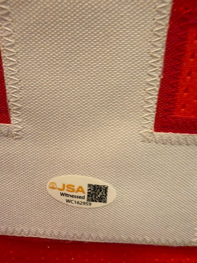 Dexter Jackson Signed Buccaneers Custom Jersey XL Orange SB XXXVII MVP JSA