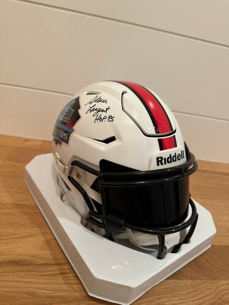 Steve Largent Signed Hall of Fame SpeedFlex MIDI Helmet HOF 95 Beckett Visor