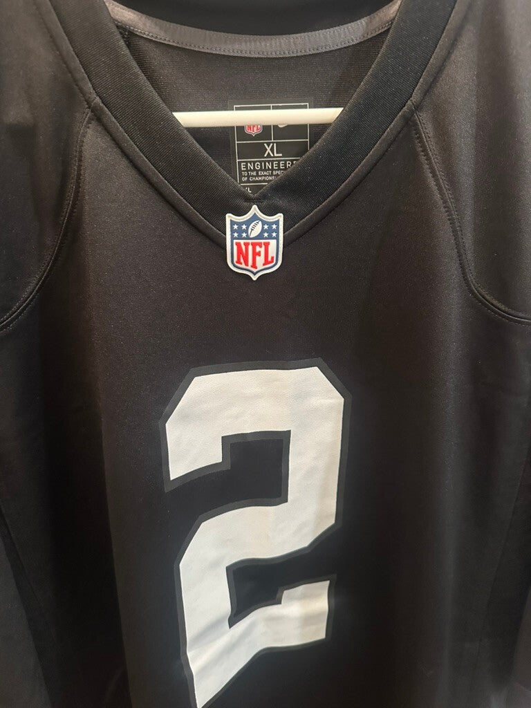 Ashton Jeanty Signed Las Vegas Raiders Nike Jersey #2 Beckett BAS Witnessed