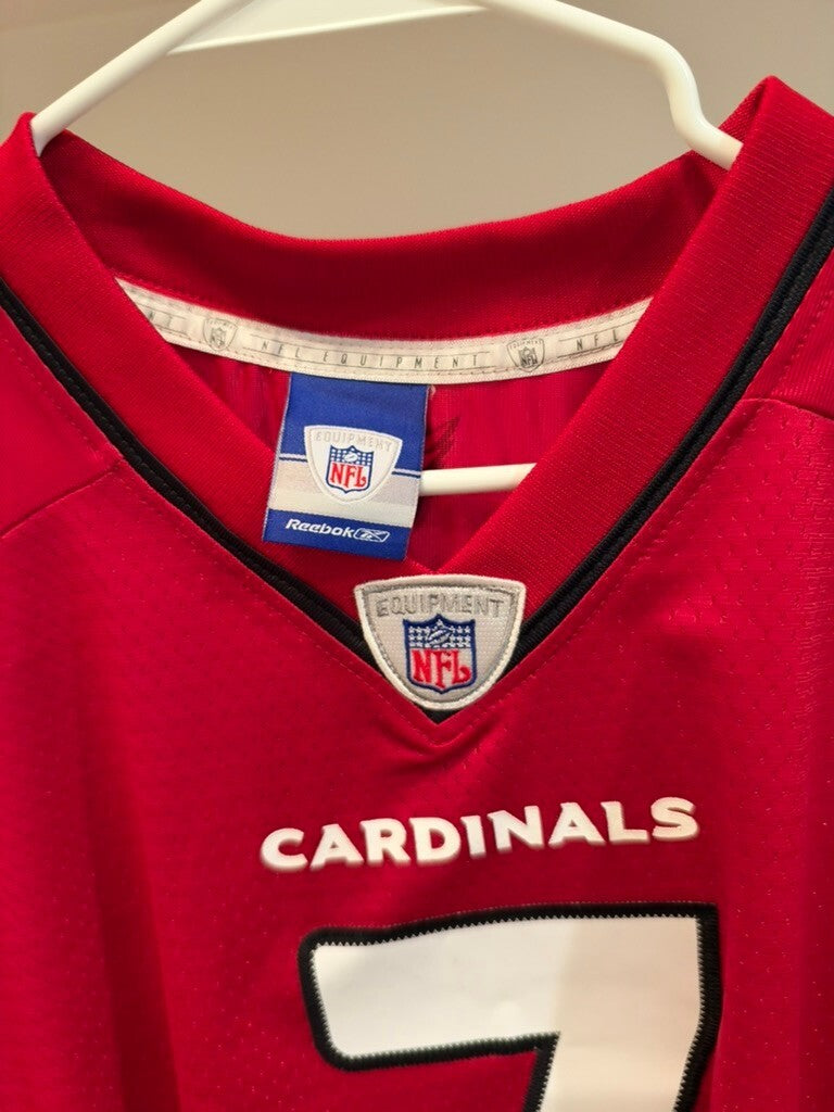 Matt Leinart Signed Arizona Cardinals Reebok XL Red #7 Jersey WSA COA