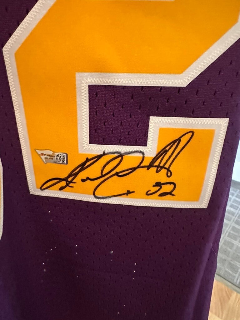 Karl Malone Signed Utah Jazz Mitchell & Ness 1991-92 Purple Jersey Fanatics