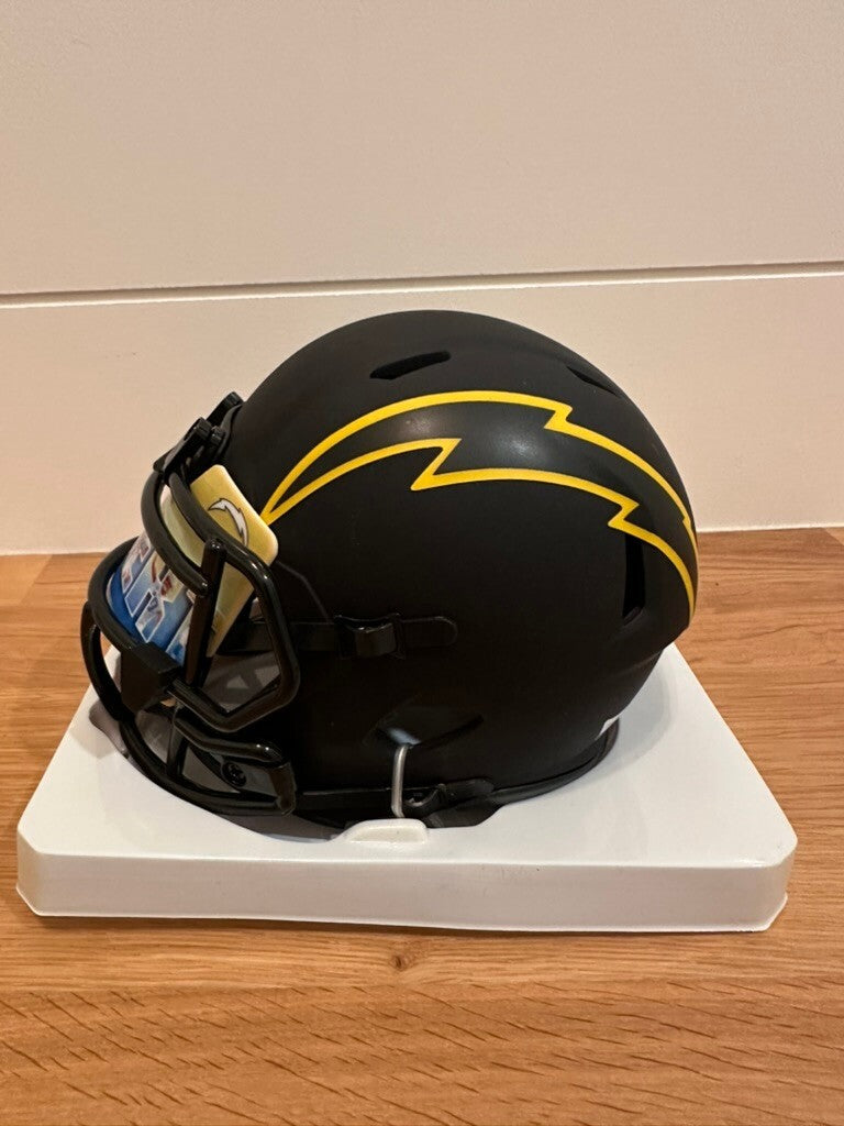 Justin Herbert Signed Chargers Eclipse Mini Helmet | Fanatics + Beckett