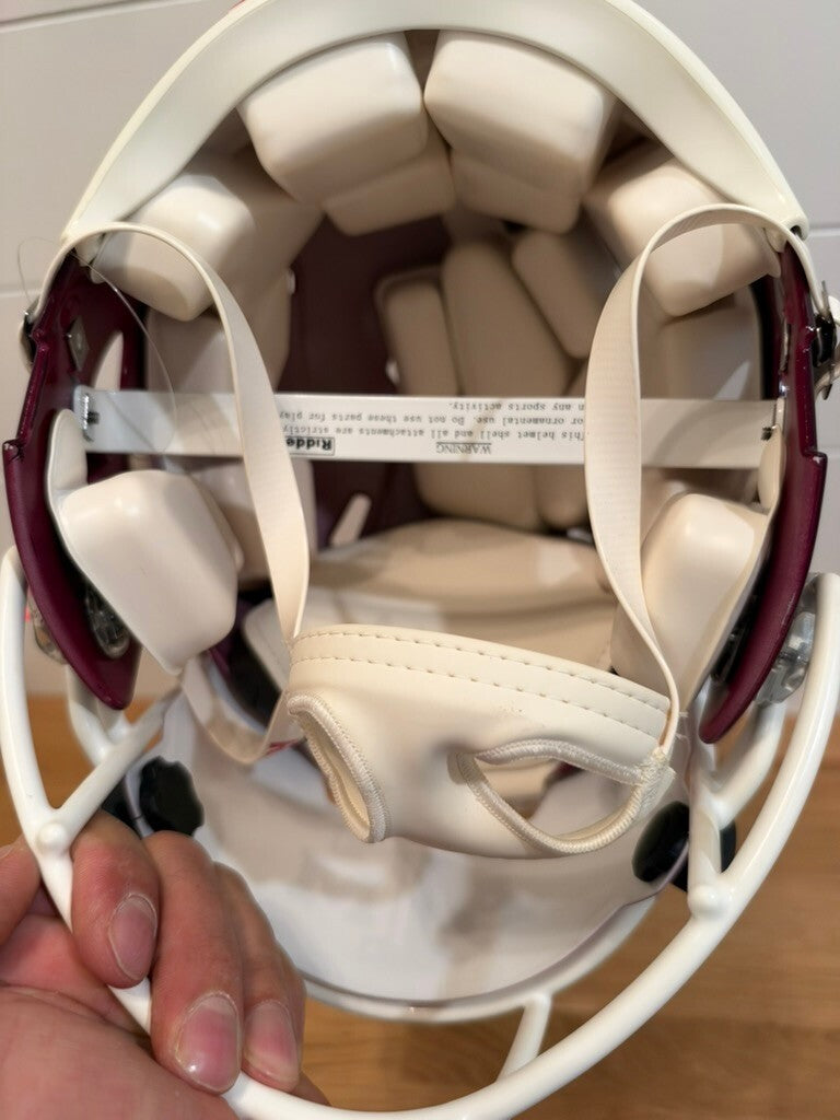 De'Von Achane Signed Texas A&M Authentic Speed Full Size Helmet Beckett Visor