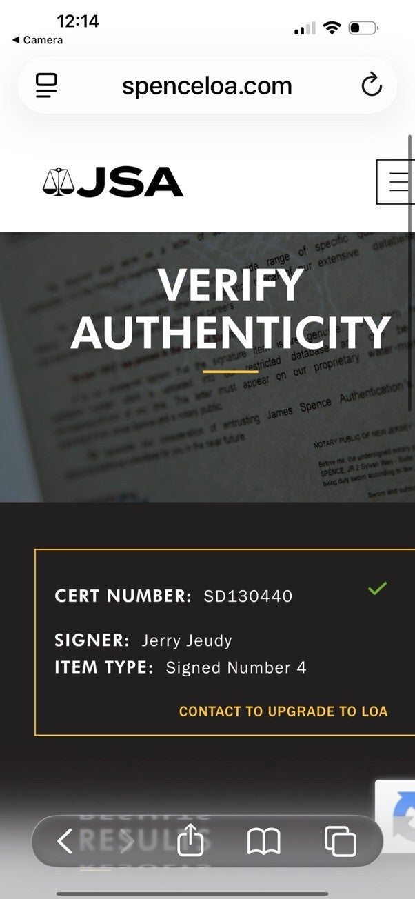 Jerry Jeudy Signed Alabama #4 Jersey JSA