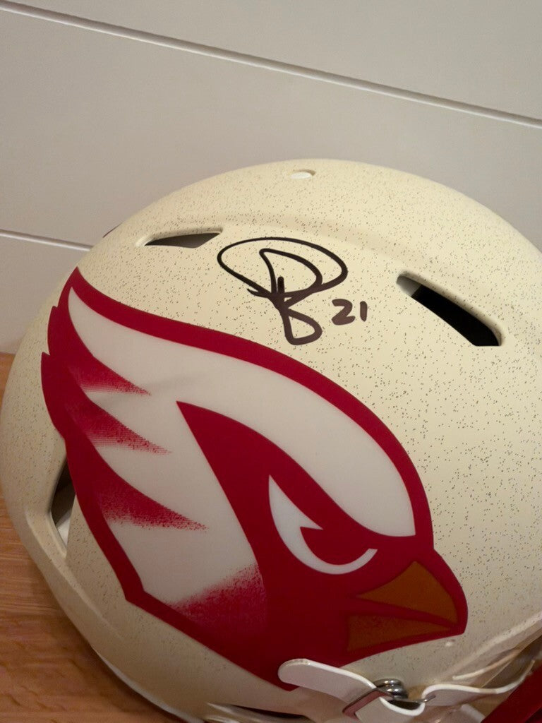 Patrick Peterson Signed Cardinals Rivalries Authentic Full Size Helmet Beckett
