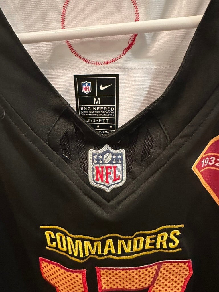 Terry McLaurin Washington Commanders Nike On-Field Jersey – Black/White – Size M
