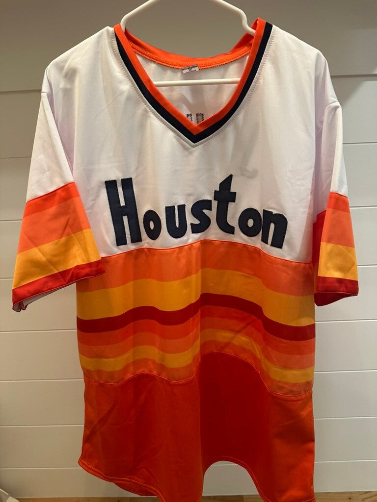 Cristian Javier Signed Houston Astros 2022 World Series No-Hitter Jersey –