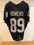 Brock Bowers Signed Las Vegas Raiders #89 Black Custom Jersey Beckett