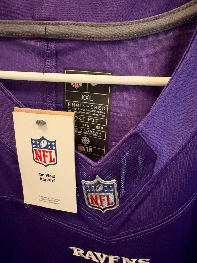 Lamar Jackson Baltimore Ravens Nike Jersey Men's XXL 2XL Purple #8 NWT