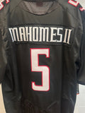 Patrick Mahomes II Texas Tech #5 Black Stitched Jersey – Large – New With Tags