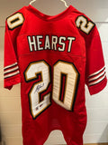Garrison Hearst Signed 49ers #20 Custom Jersey Beckett Witnessed BAS